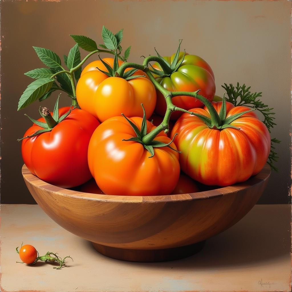 Tomato Still Life Painting