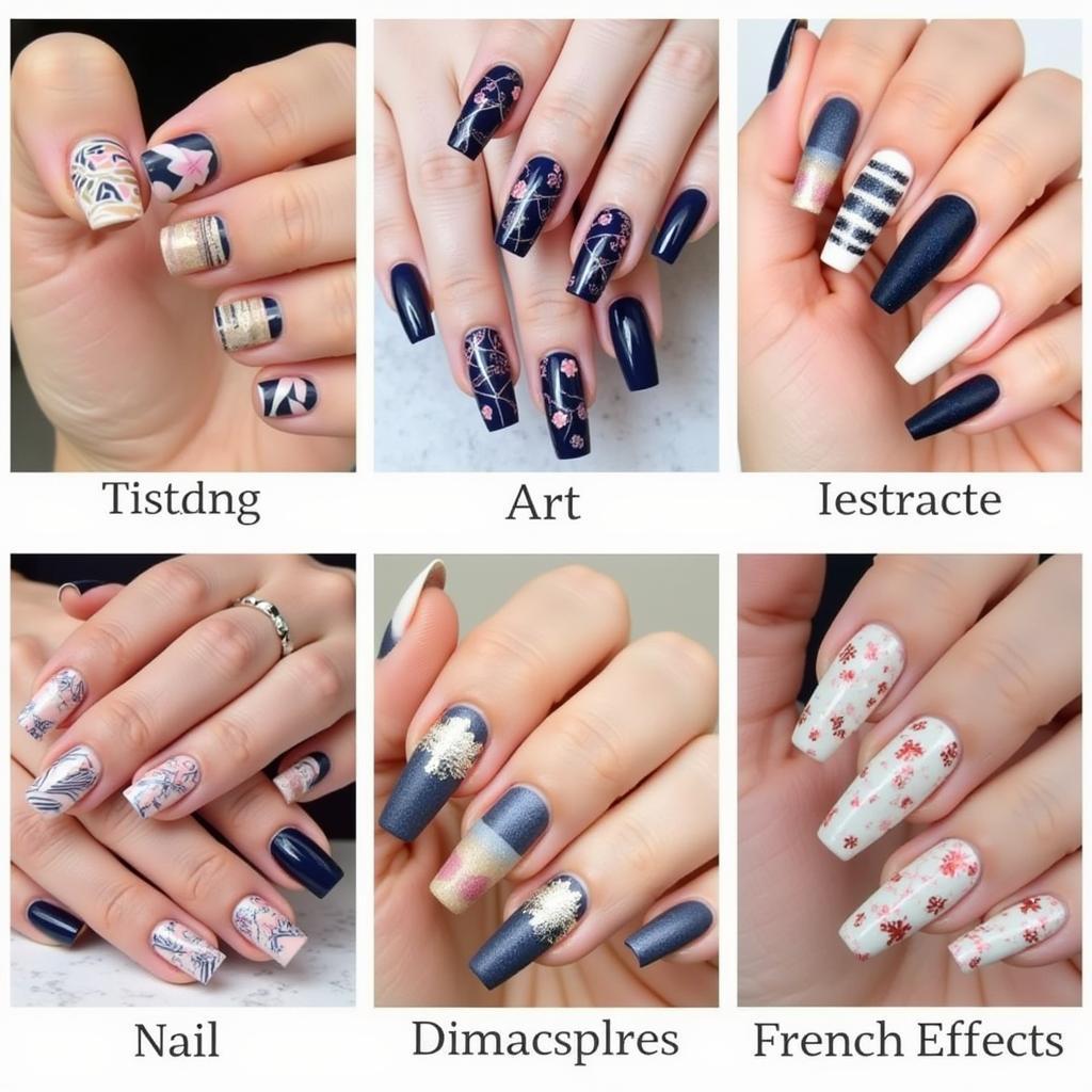 Trending Nail Foil Designs: Geometric, Abstract, Marble, French