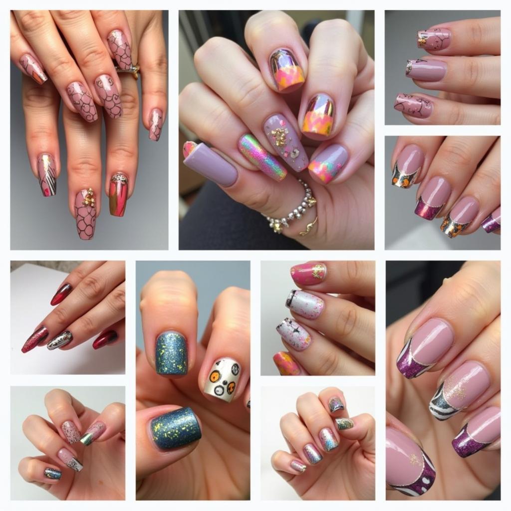 Trendy Foil Nail Designs 2024