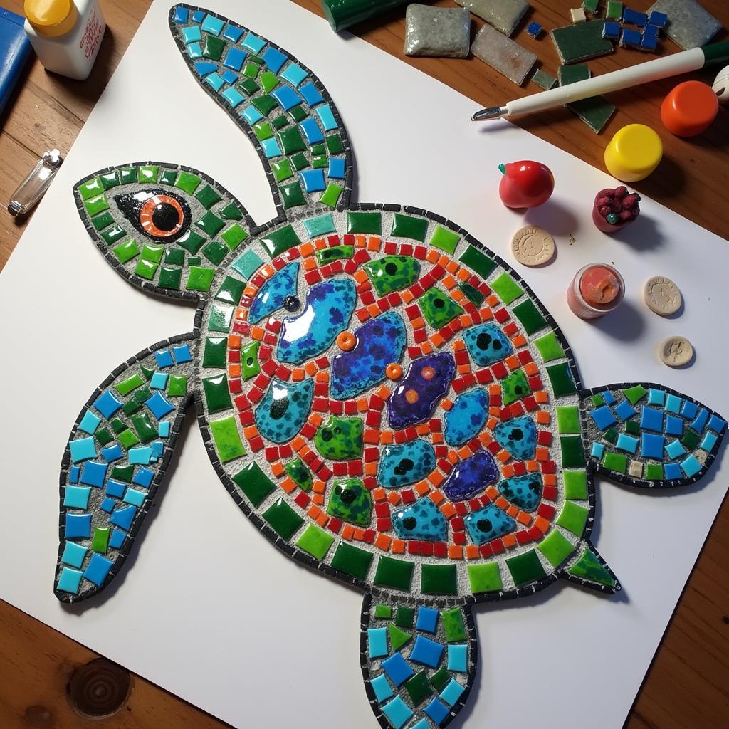 Turtle Mosaic Art for Beginners: A Step-by-Step Guide