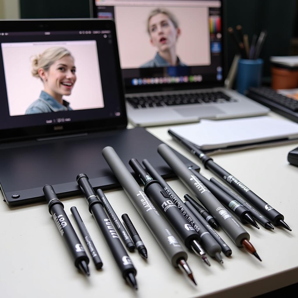 Uchida Drawing Pens for Digital Art