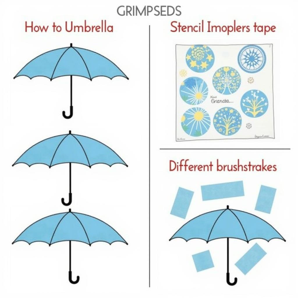 Umbrella Painting Techniques