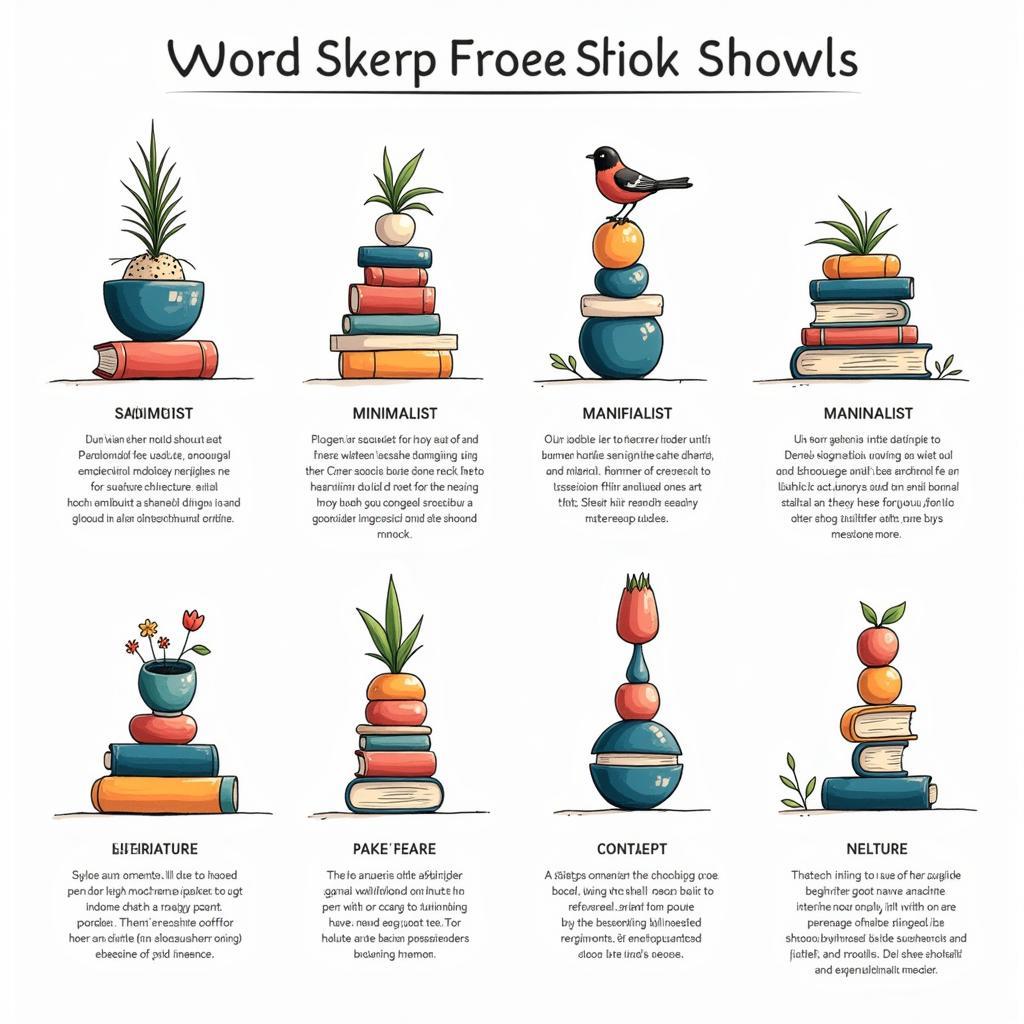 Unique Art Word Stack Styles and Inspiration