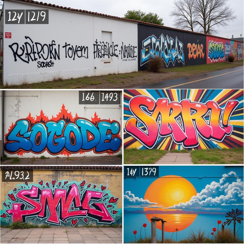 Evolution of Urban Art Walls from Graffiti to Murals