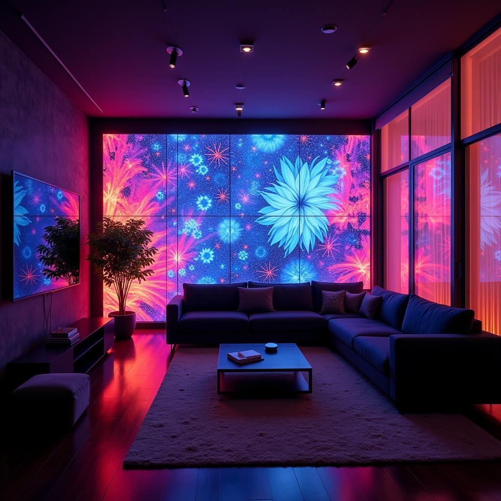 Dynamic LED Display V1 Tech Wall Art