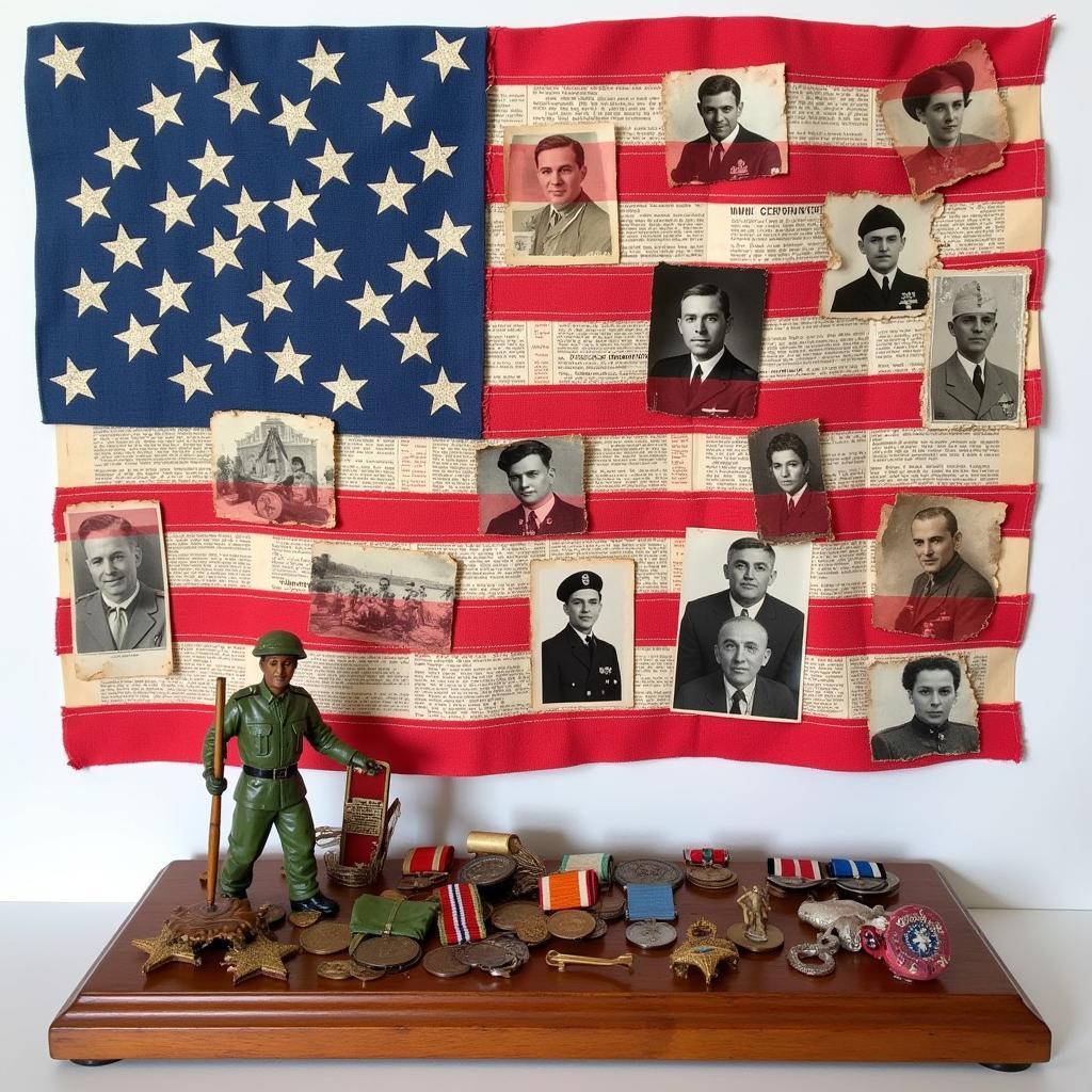 Veterans Day Mixed Media and Craft Projects: Collages and Assemblages