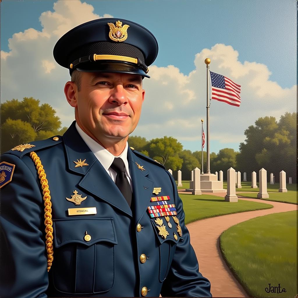 Veterans Day Painting Ideas: Portrait and Landscape