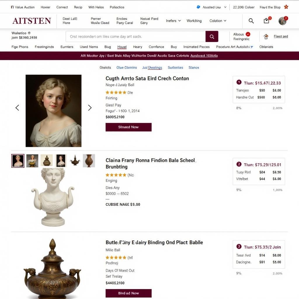 Victorian Art Auction Online