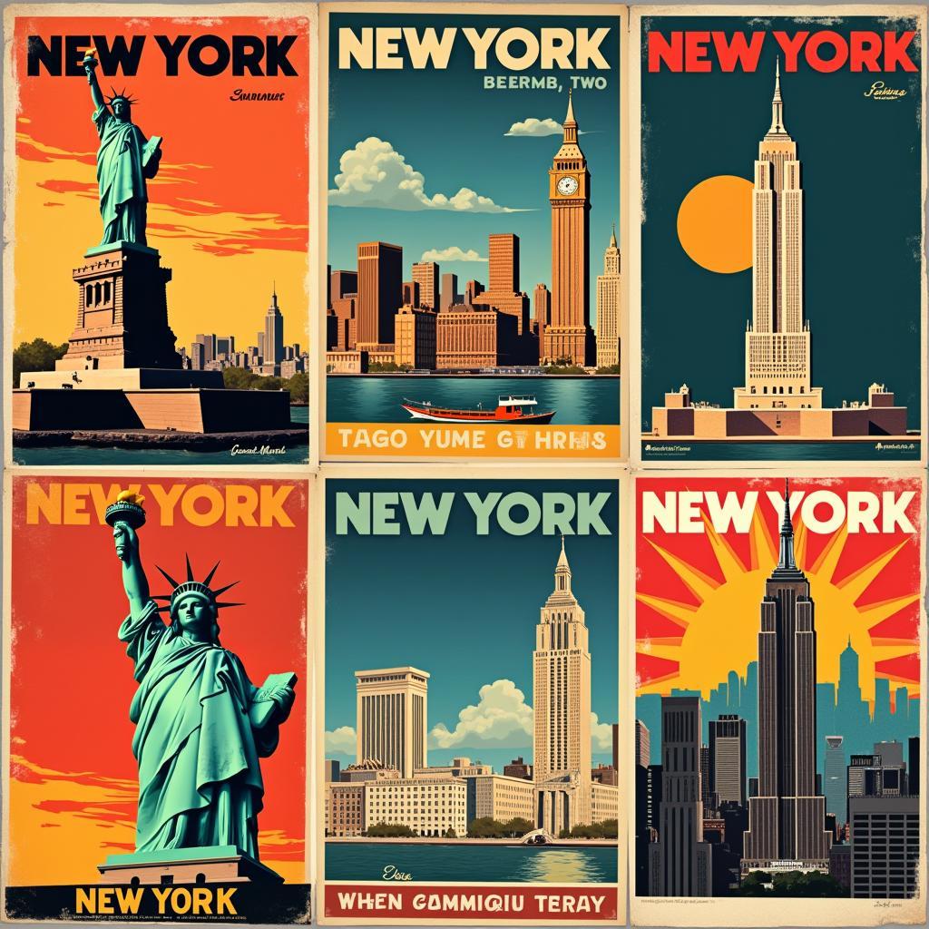 Vintage New York Travel Posters from the Golden Age of Travel