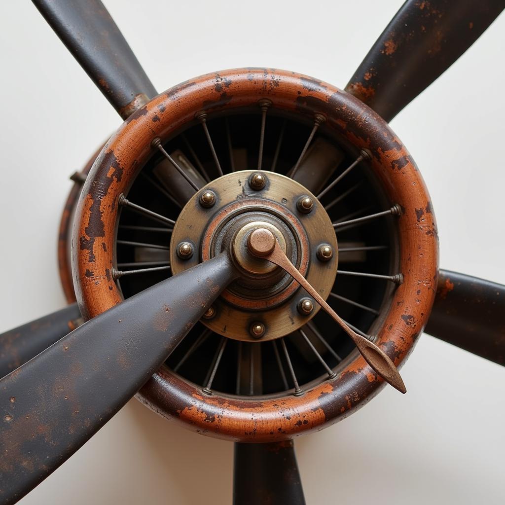 Vintage Propeller Wall Clock