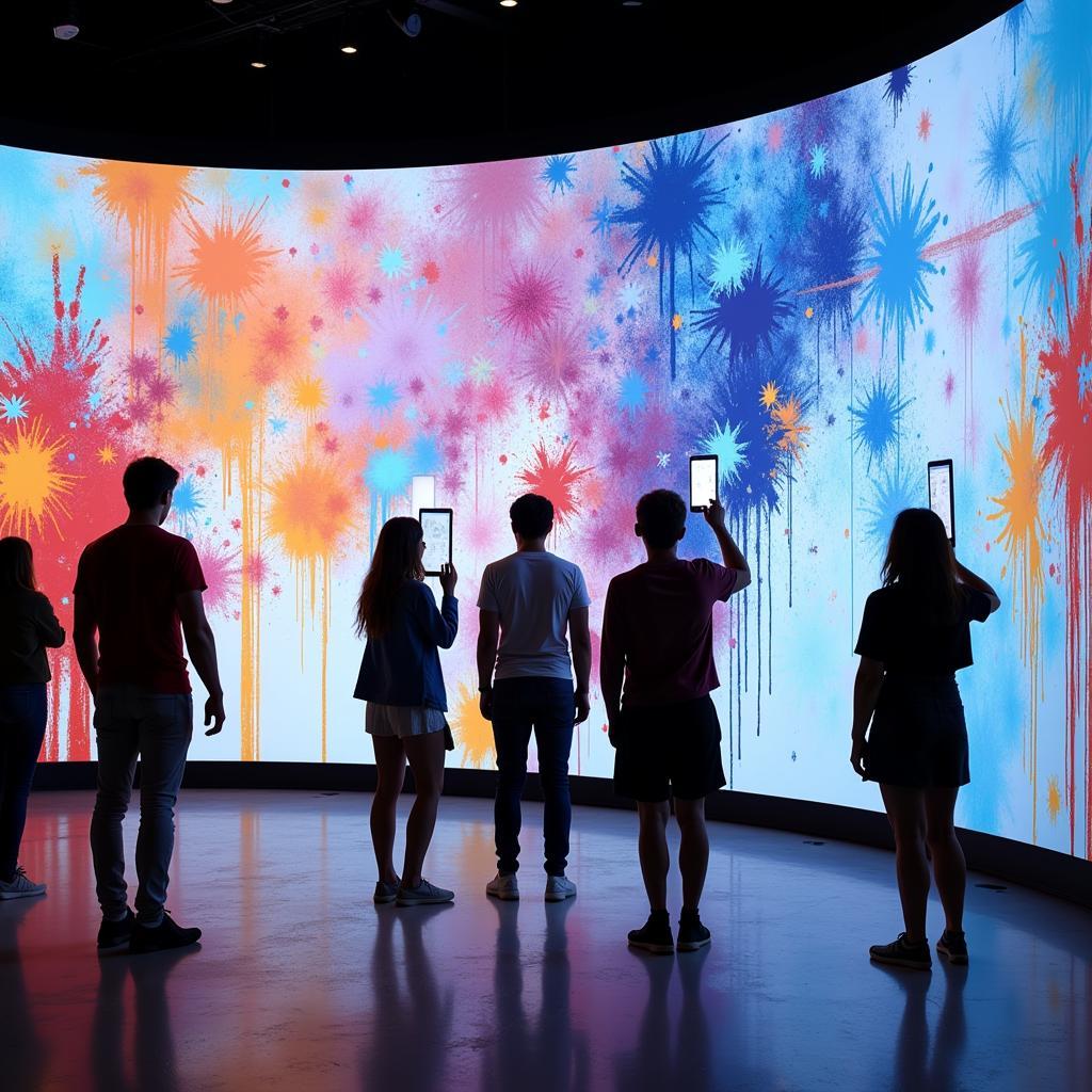 Virtu Art Festival Interactive Digital Art Installation