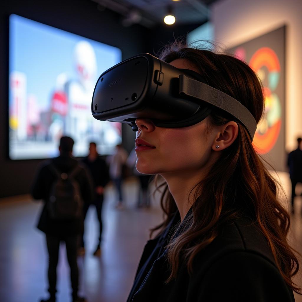 Virtual Reality Art Experience at Art on the Commons 2023