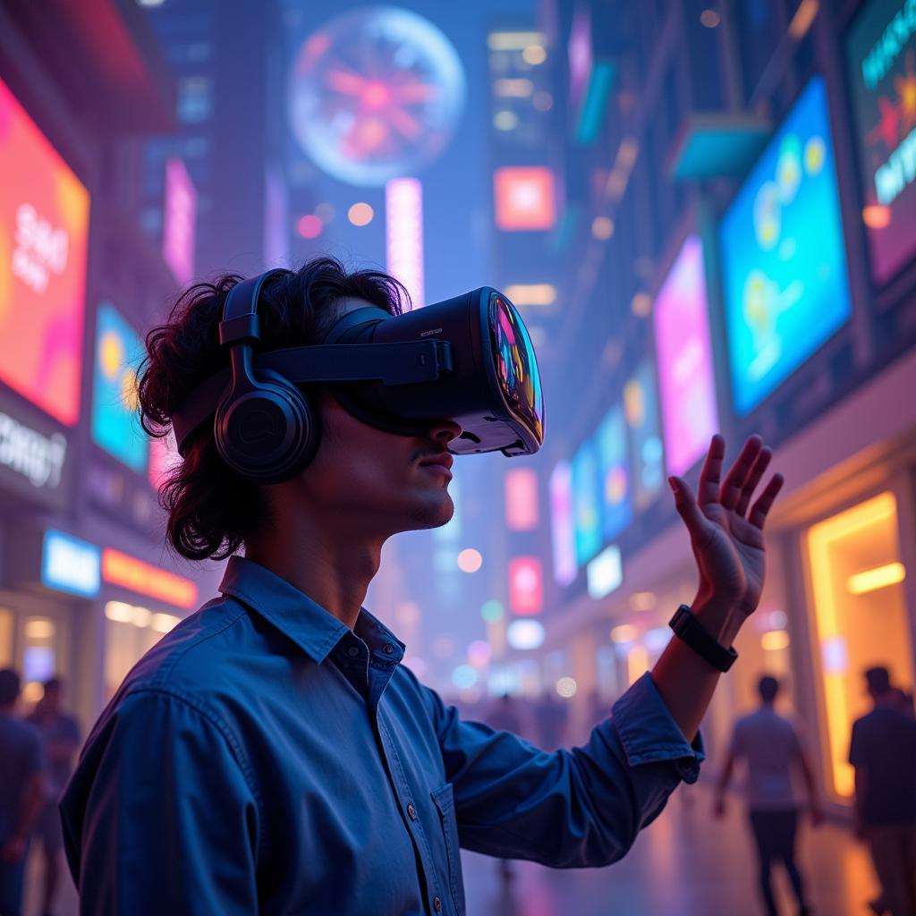 Immersive Virtual Reality Utopian Experience