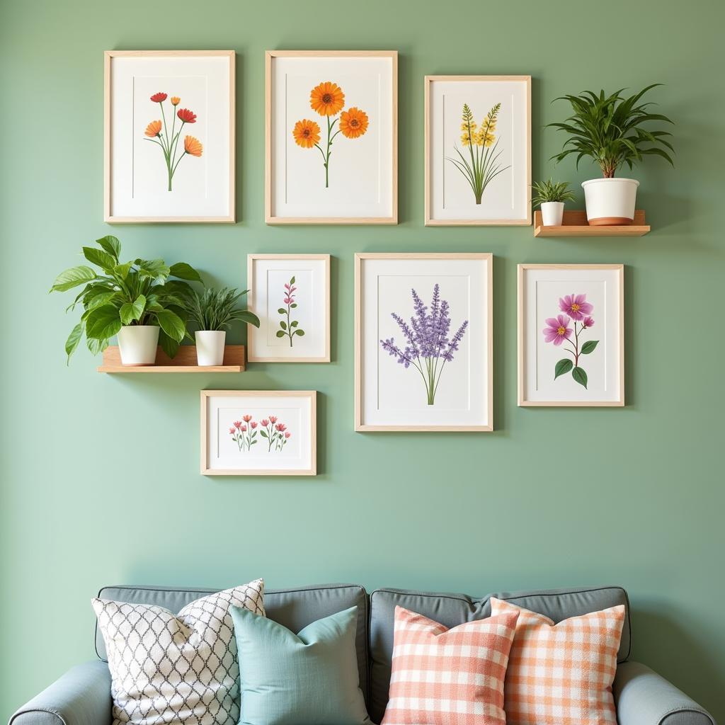 Wall Art Plant Gallery Wall Ideas: Creative and Inspiring Designs