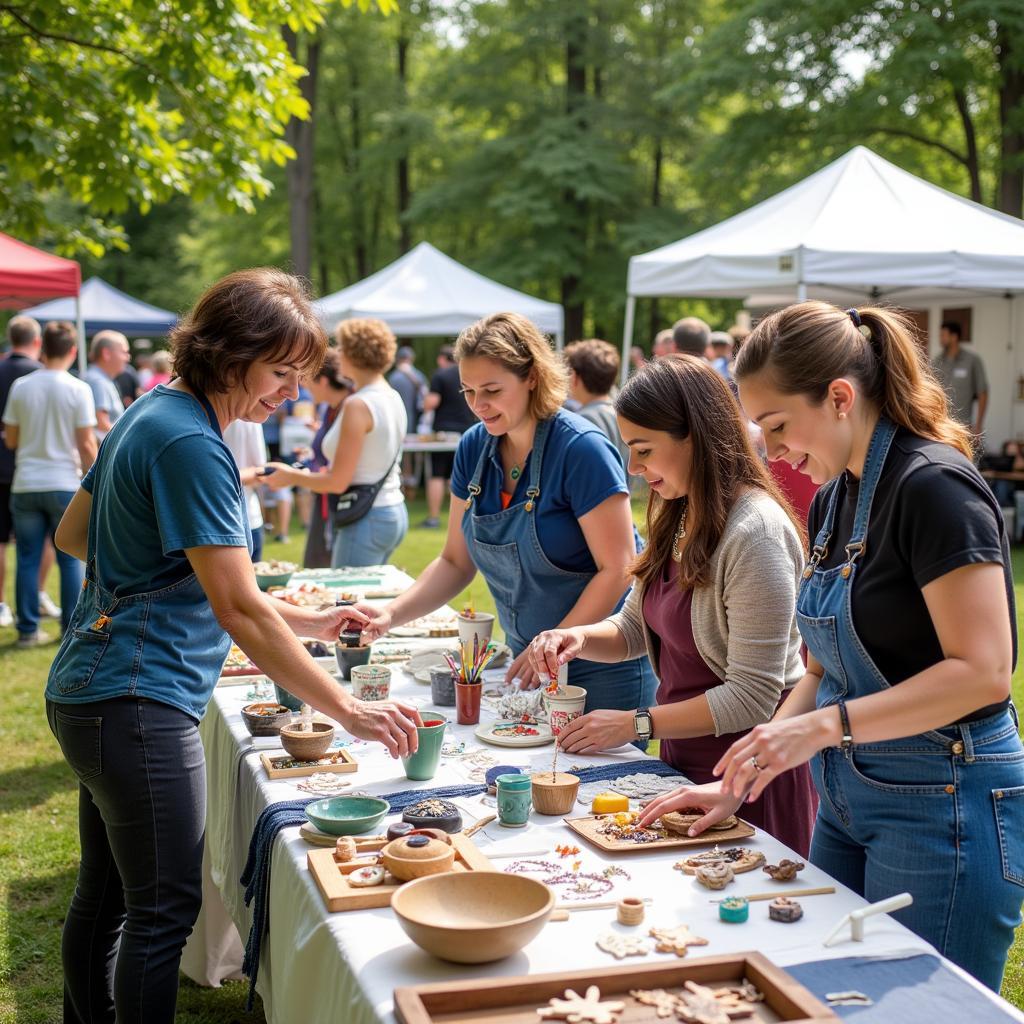 Local Artisans at the Washington PA Arts and Crafts Festival