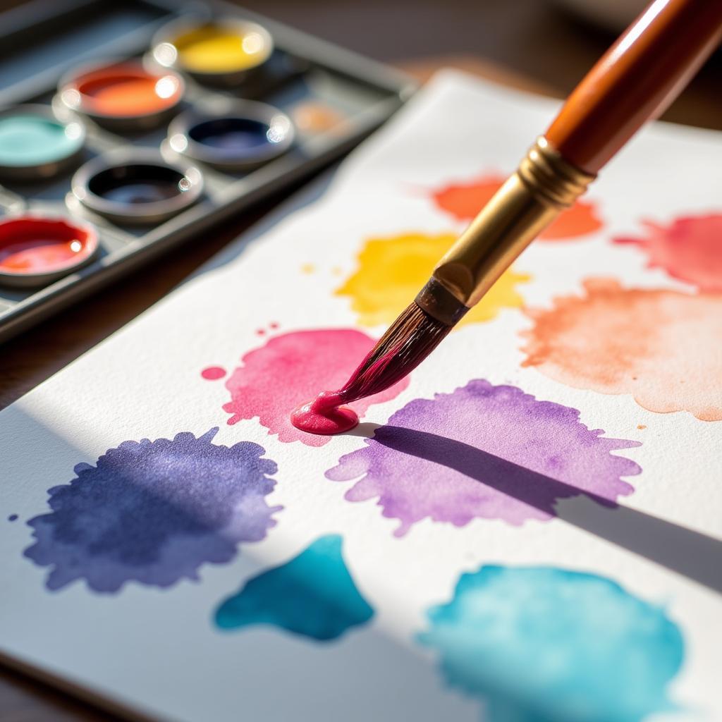 Watercolor paints for art: Exploring the vibrant hues and delicate washes