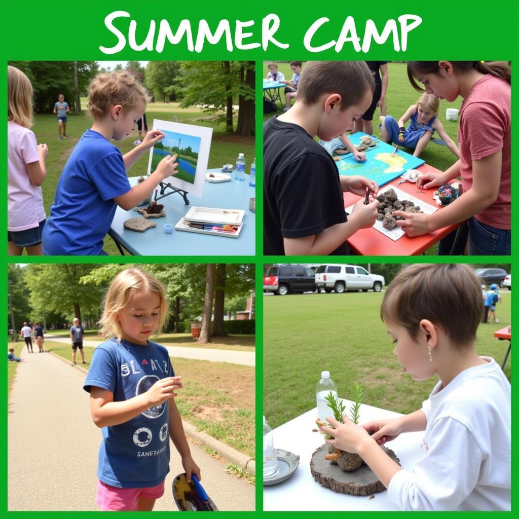 Outdoor Activities at Wayne Art Center Summer Camp