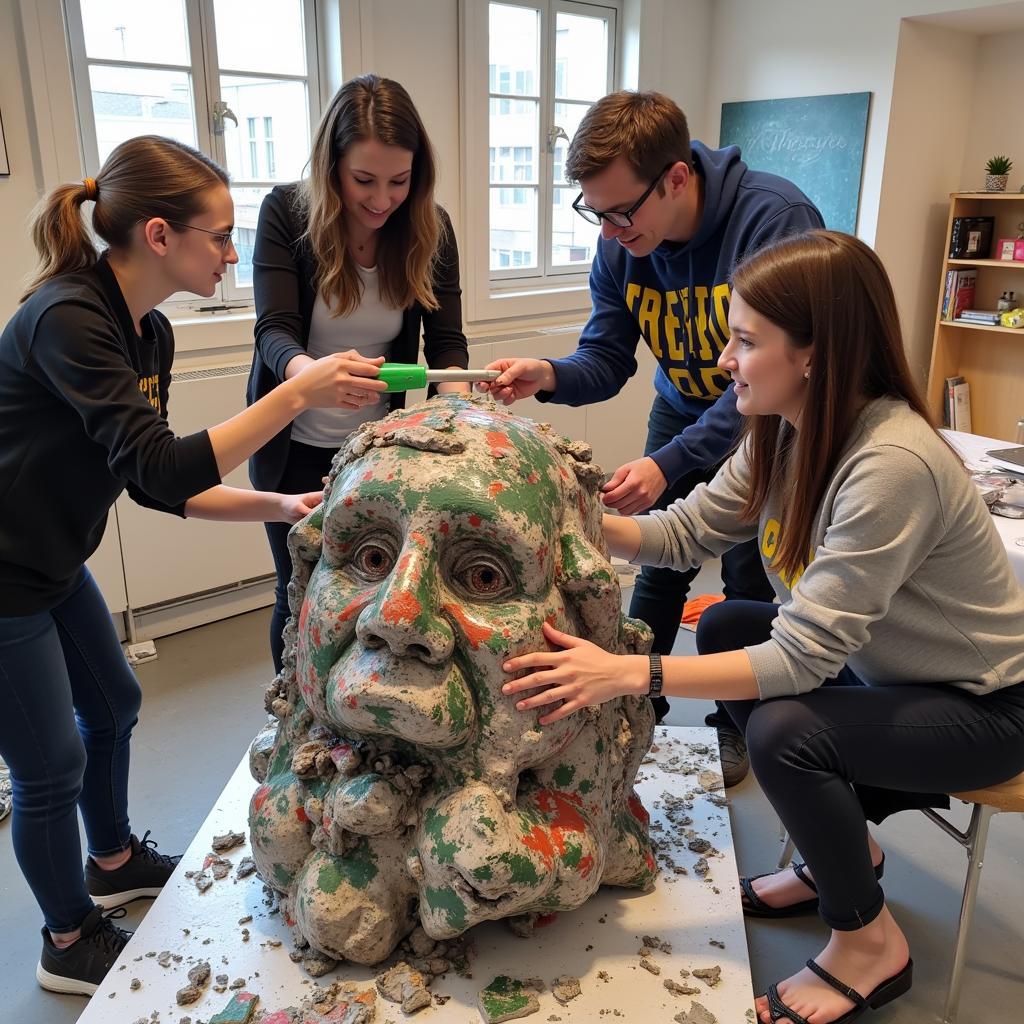 Collaborative Sculpture: Connecting Through Creativity