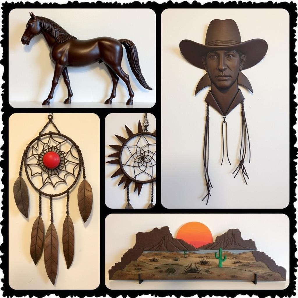 Western Metal Art Styles and Subjects