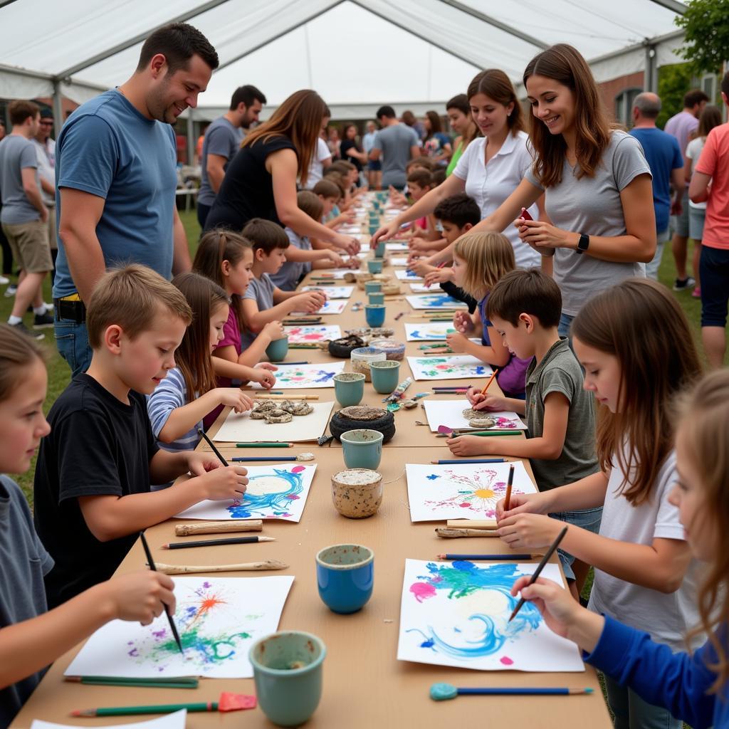 Family Activities at the Westfield Arts and Crafts Festival