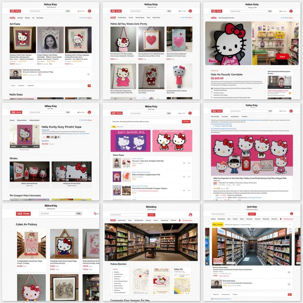 Online and Offline Retailers Selling Hello Kitty Art Prints