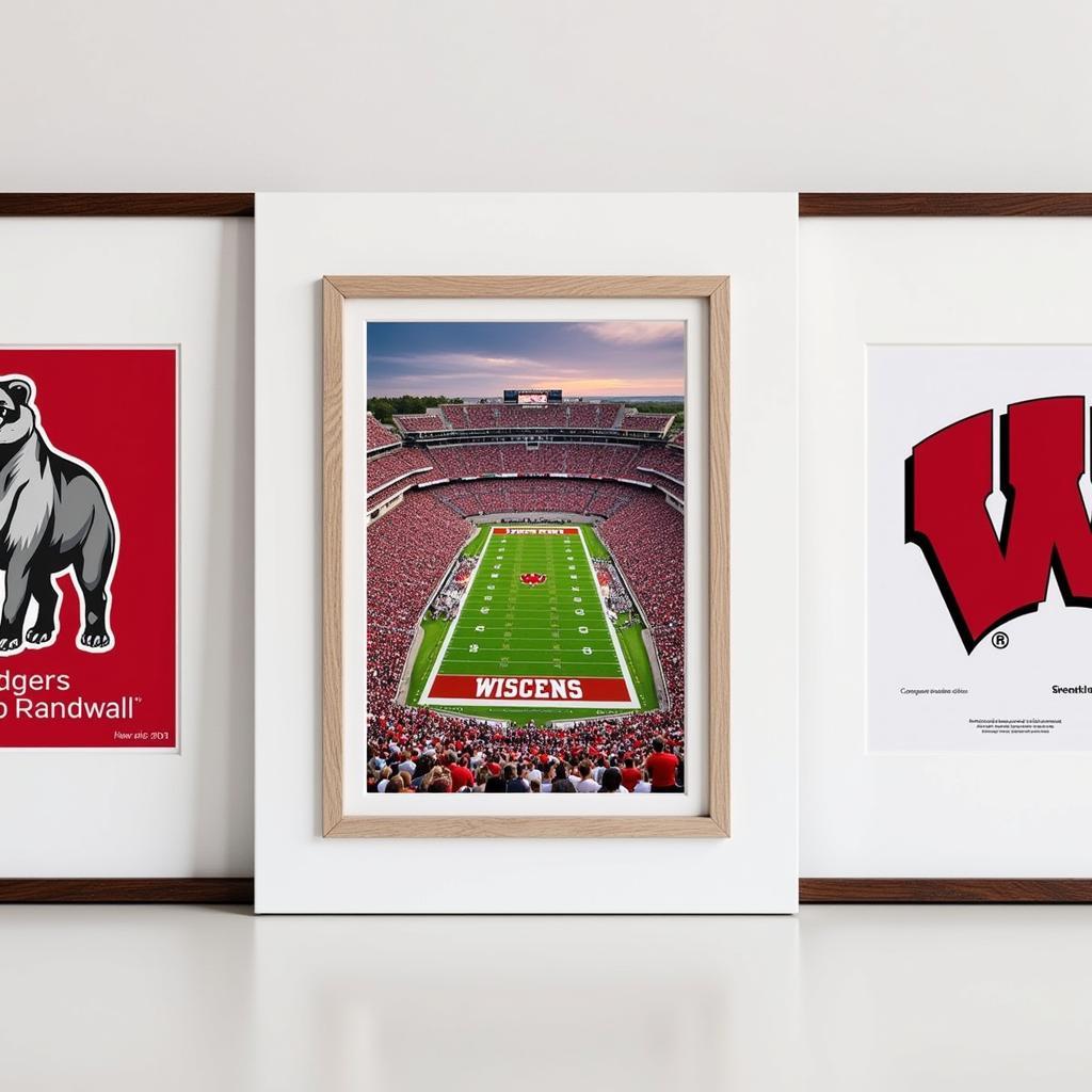 Framed Wisconsin Badgers Wall Art Prints