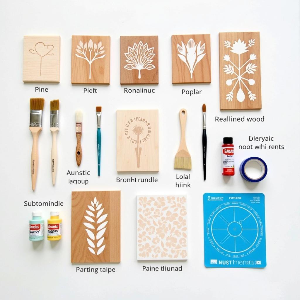 Essential Wood Stencil Art Supplies