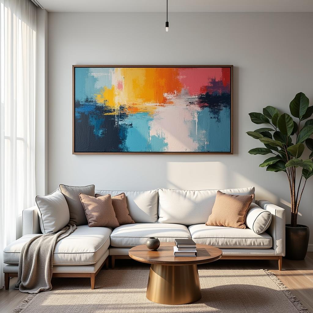 XL Art Prints in a Modern Living Room