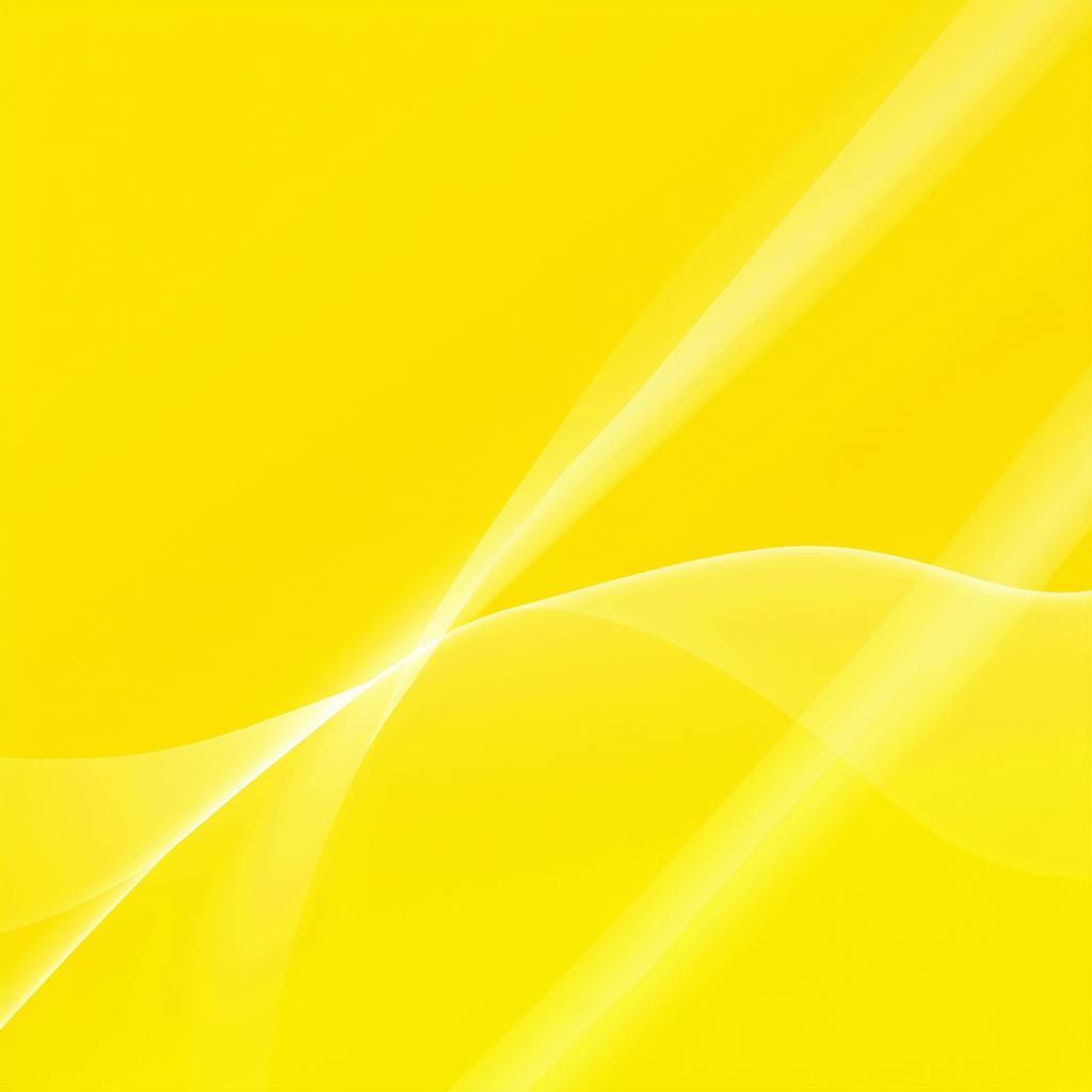 Yellow Abstract Art - Modern Minimalist Style