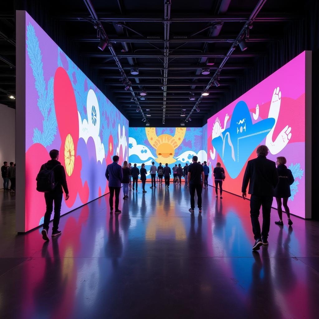 Interactive Digital Art Installation by Abra