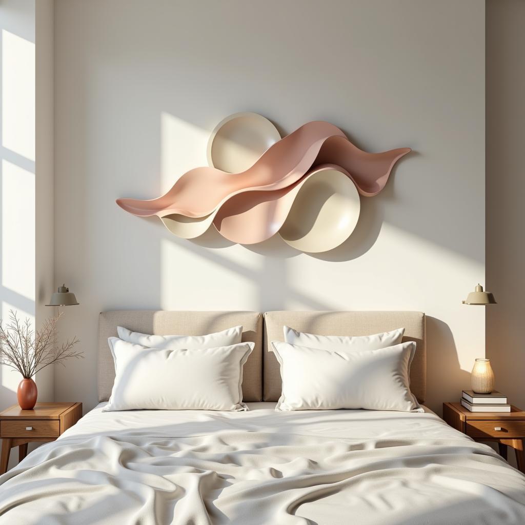 Abstract 3D Wall Art for Bedroom Decor