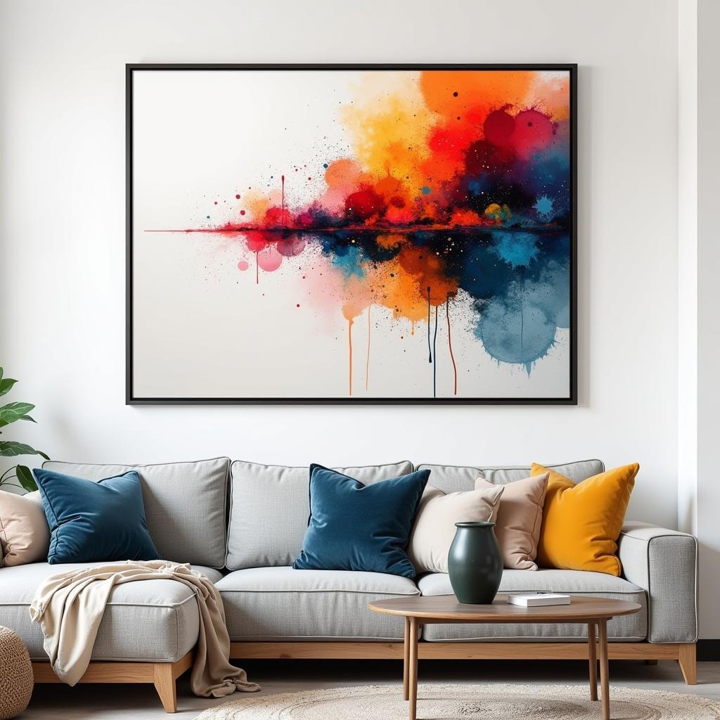 Abstract Art Print 50x70 cm