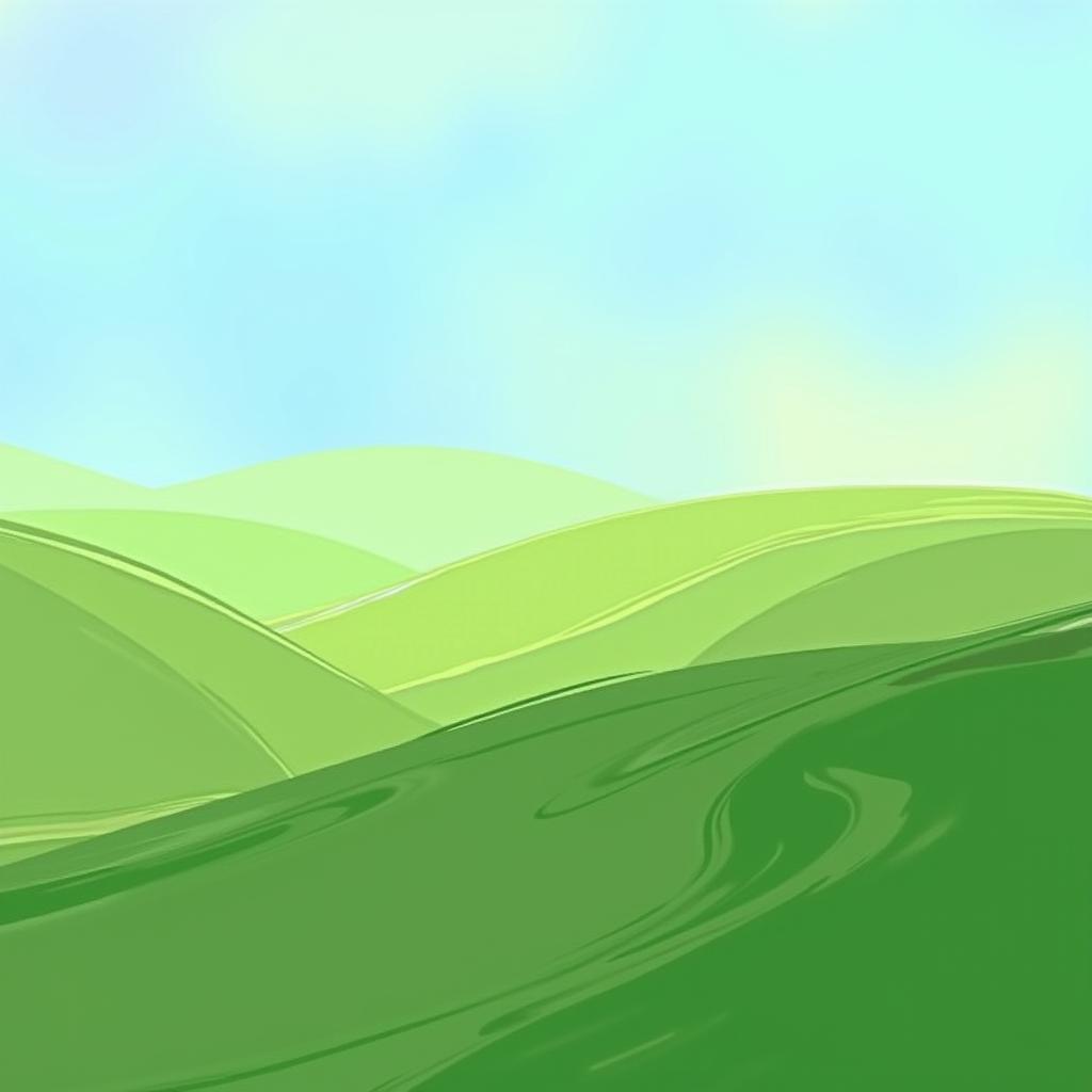 Abstract Countryside Landscape Digital Art