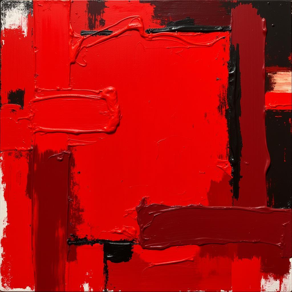 Abstract Red Expression