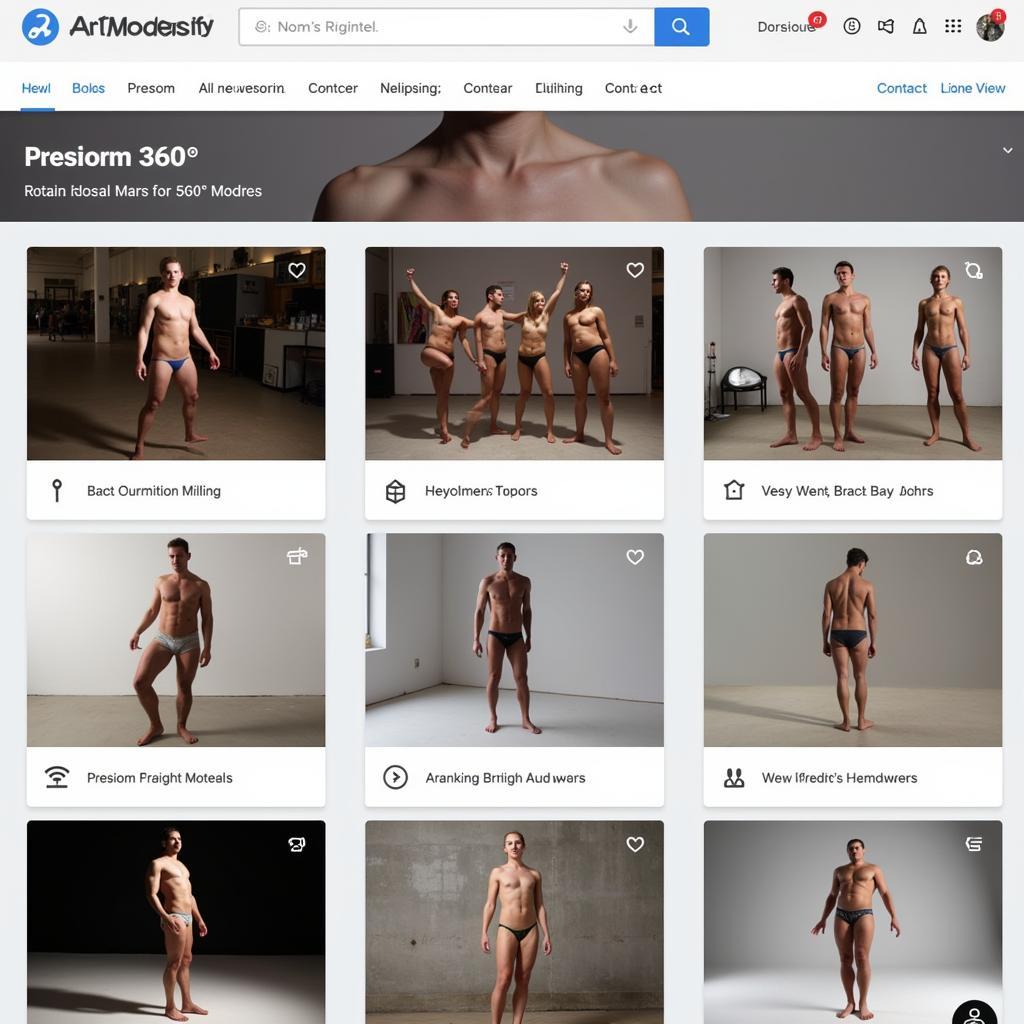 Accessing Art Models 360 Online