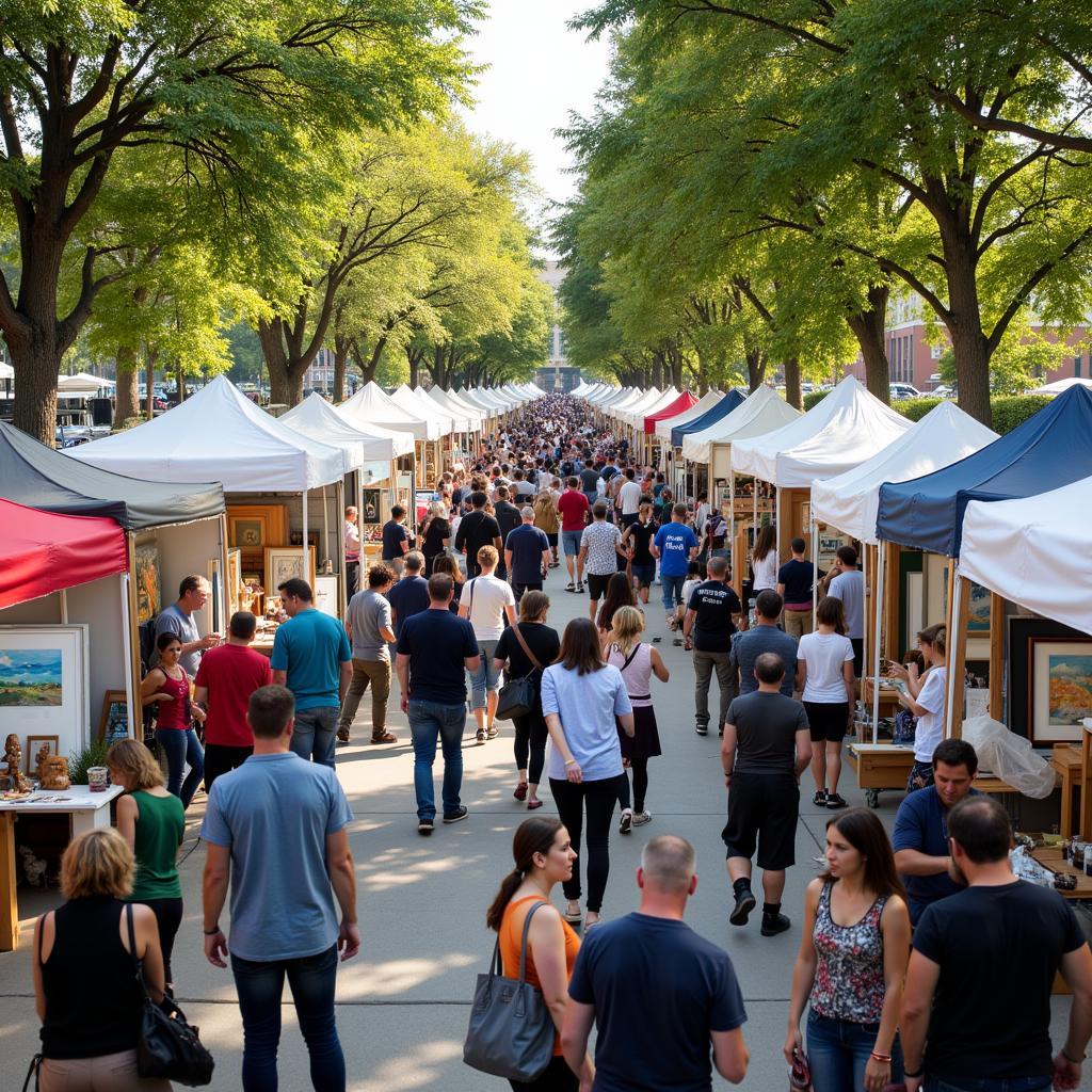 Alameda County Art and Wine Festival Art Display