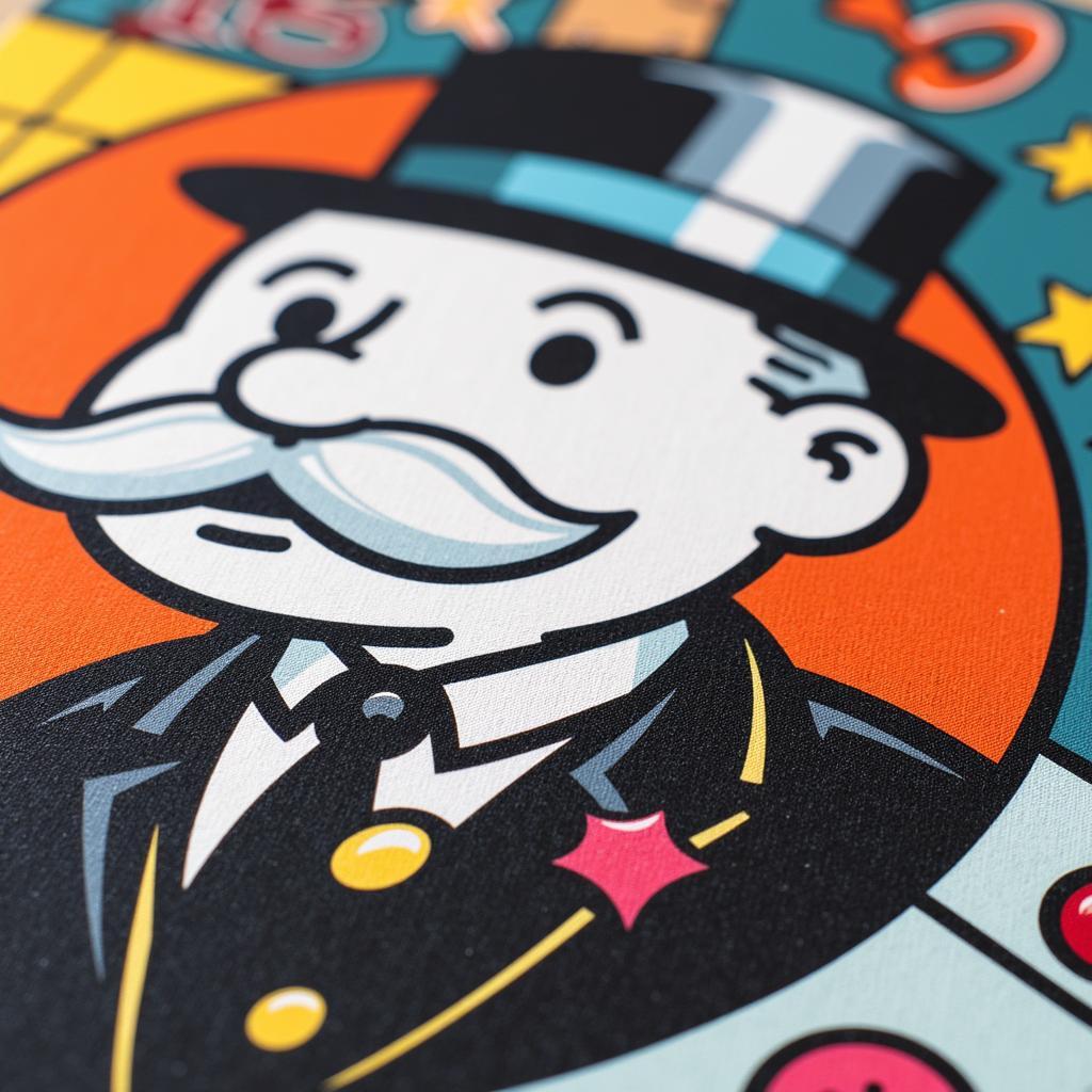 Alec Monopoly Canvas Art Close-Up