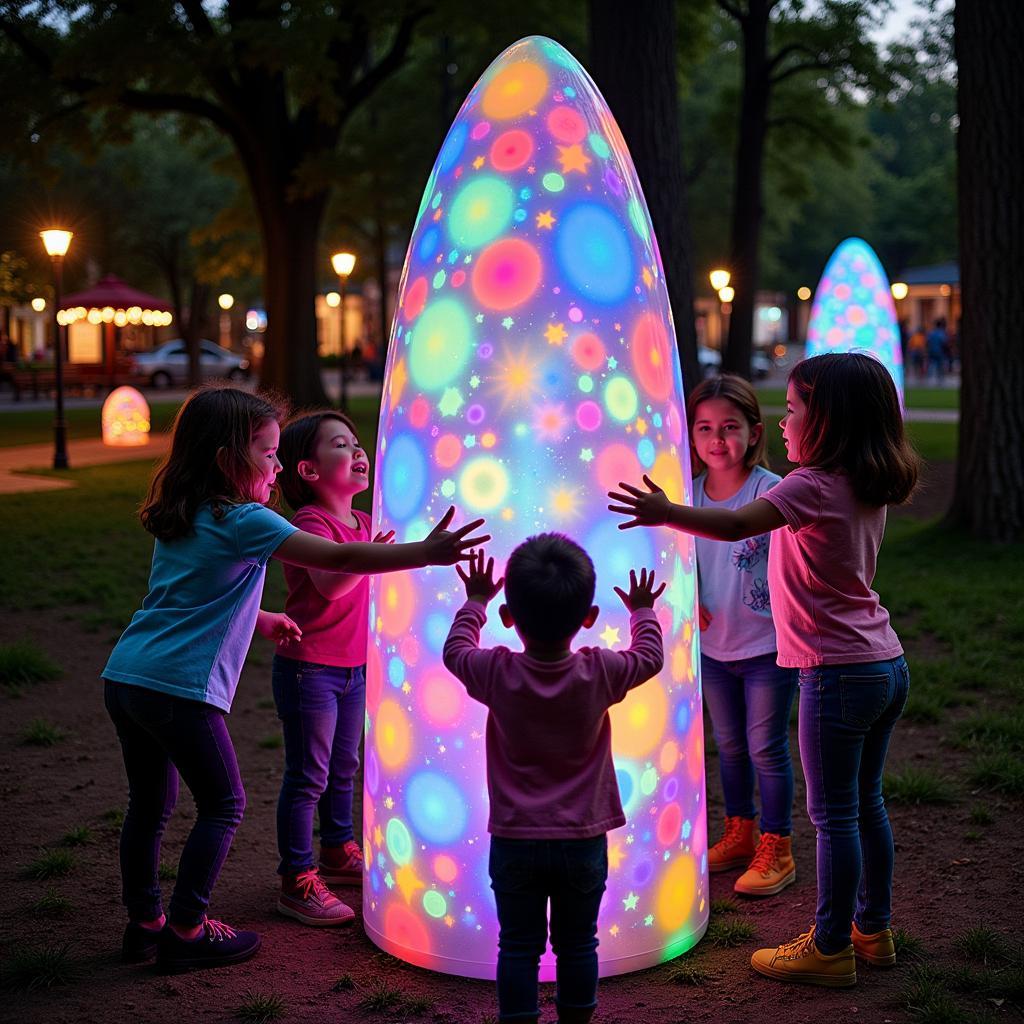 Interactive Installation at Anaconda Art in the Park