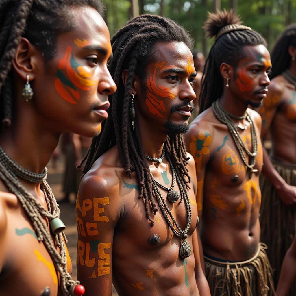 Ancient Tribal Body Painting Rituals