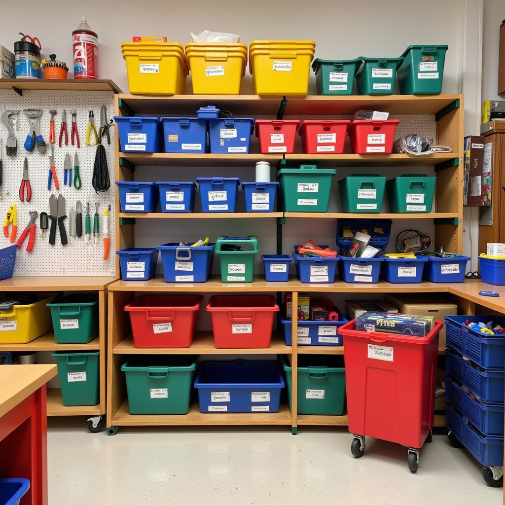 Art Classroom Storage Organization Ideas