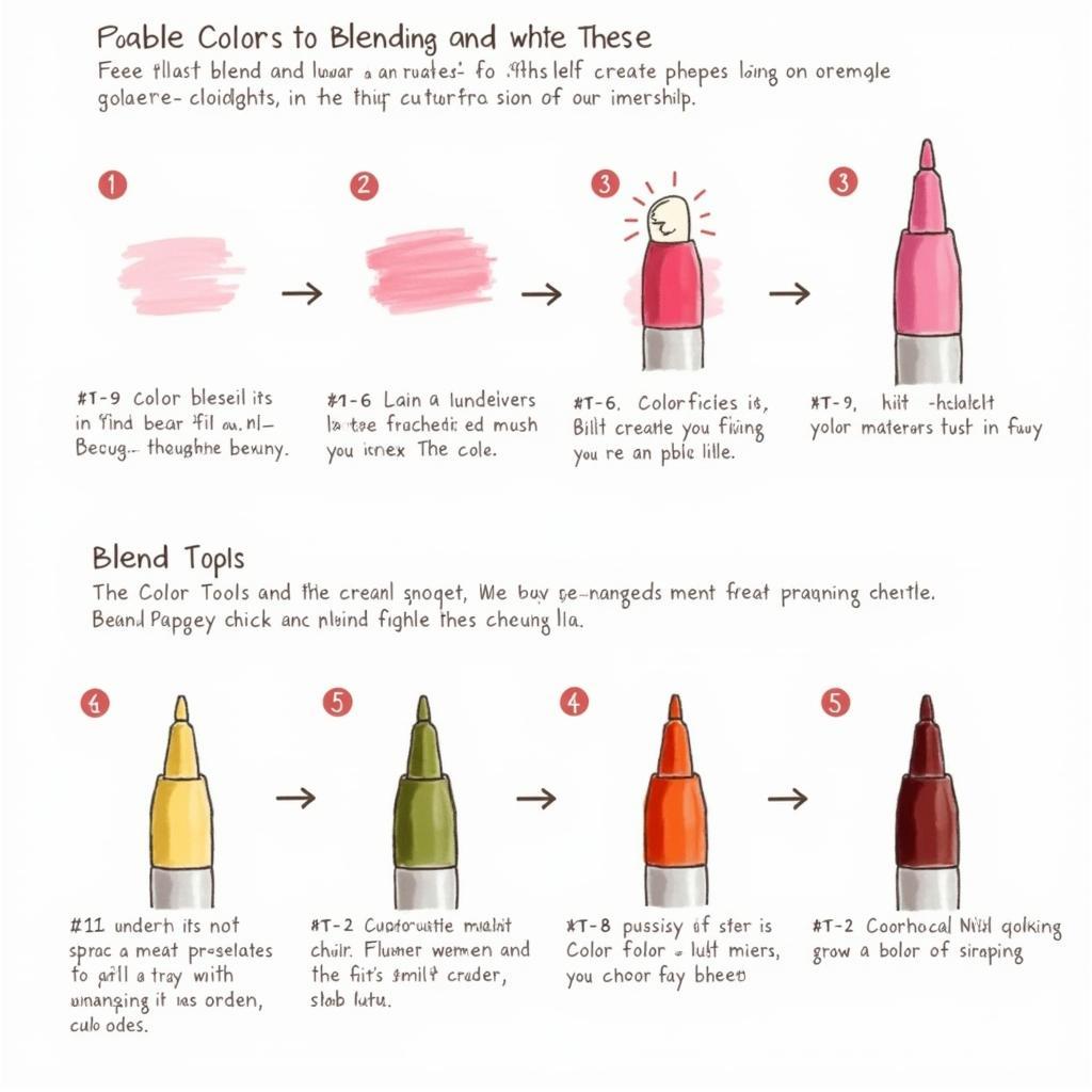 Art Color Marker Techniques: Blending and Layering