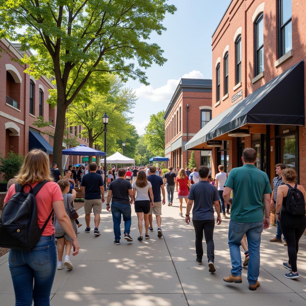 Community Gathering at Franklin Art Crawl