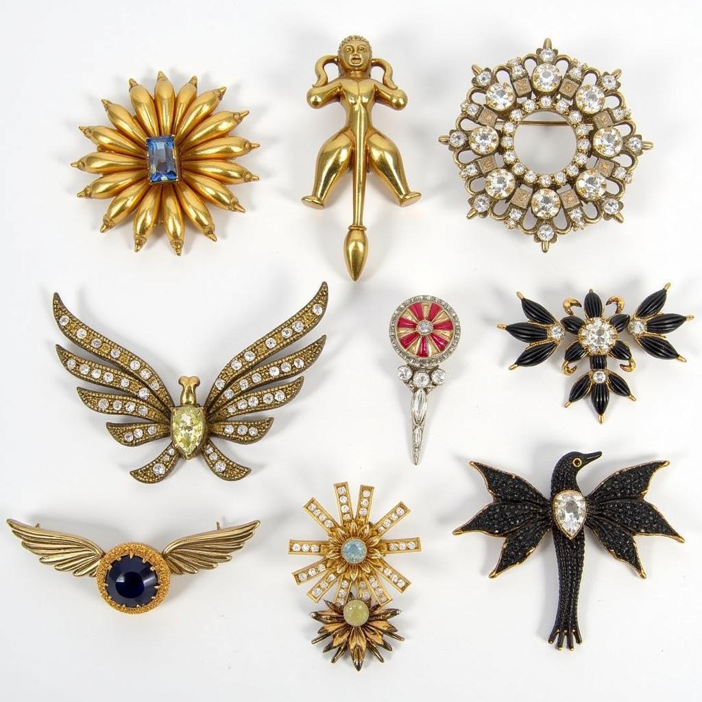 A Stunning Collection of Art Deco Brooches