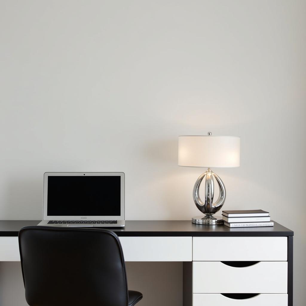 Art Deco Desk Lamp in Modern Home Office