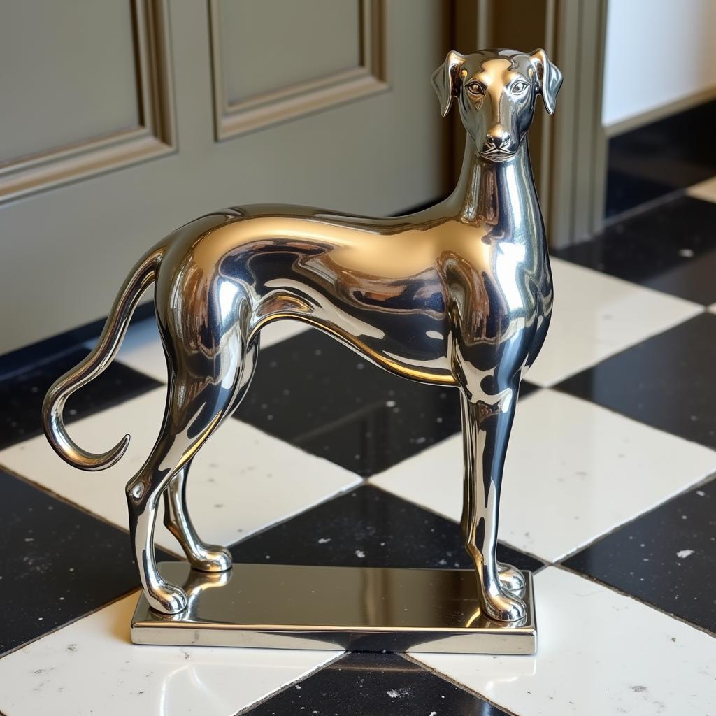 Art Deco Door Stop in the Shape of a Dog