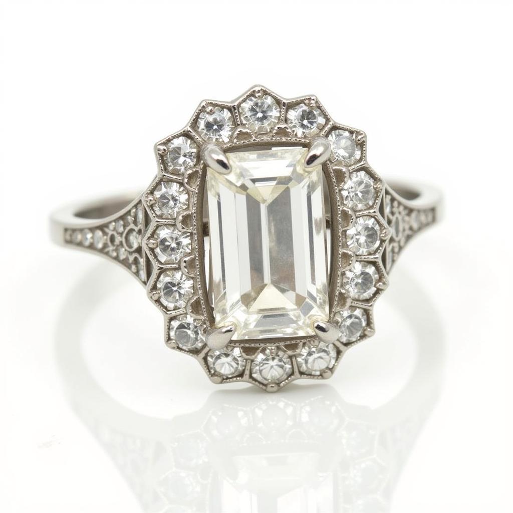 1920s Art Deco Engagement Ring