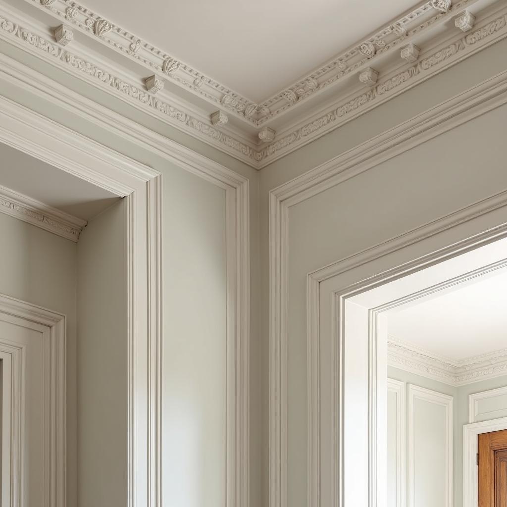 Art Deco Molding in a Luxurious Interior