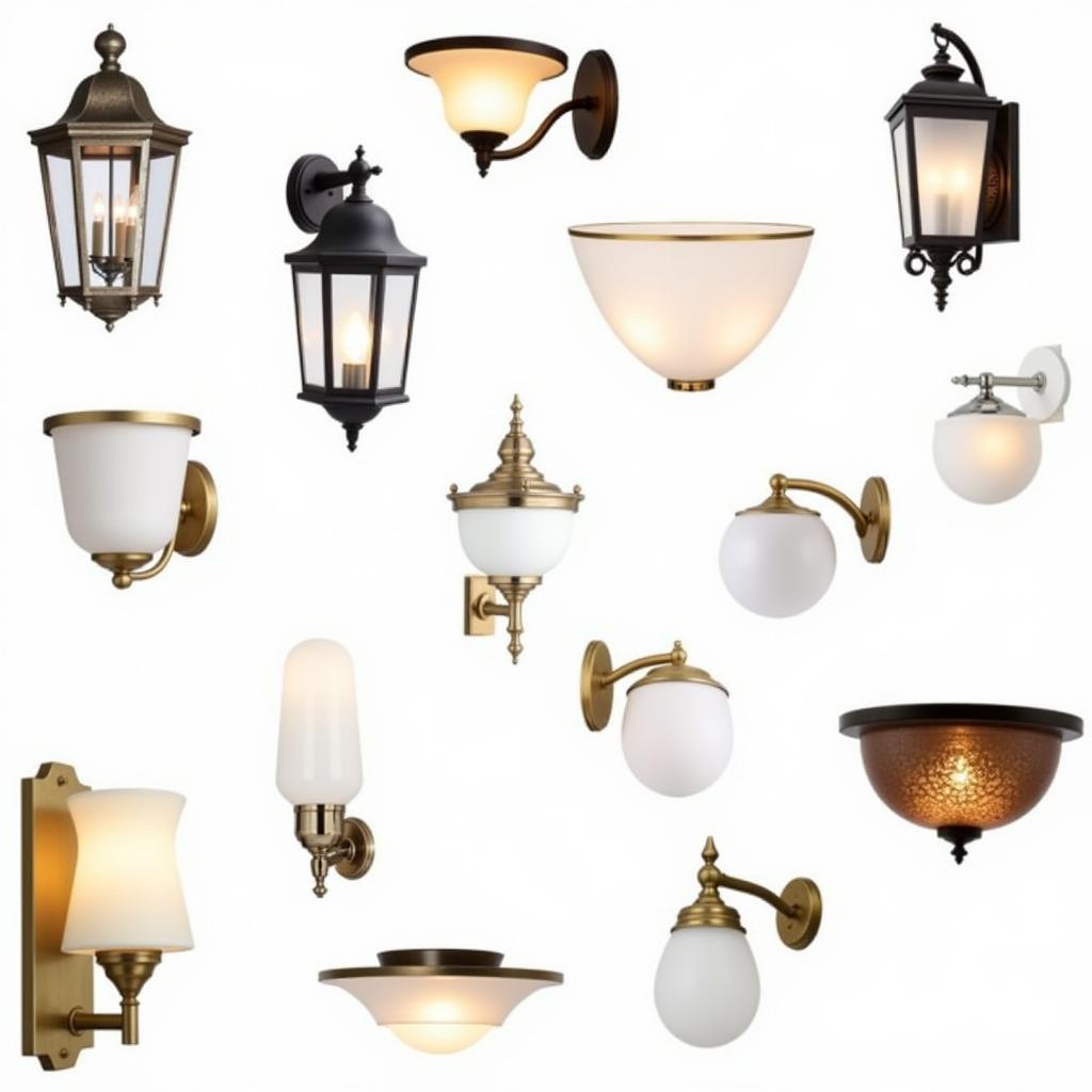 Various Styles of Art Deco Outdoor Wall Lights