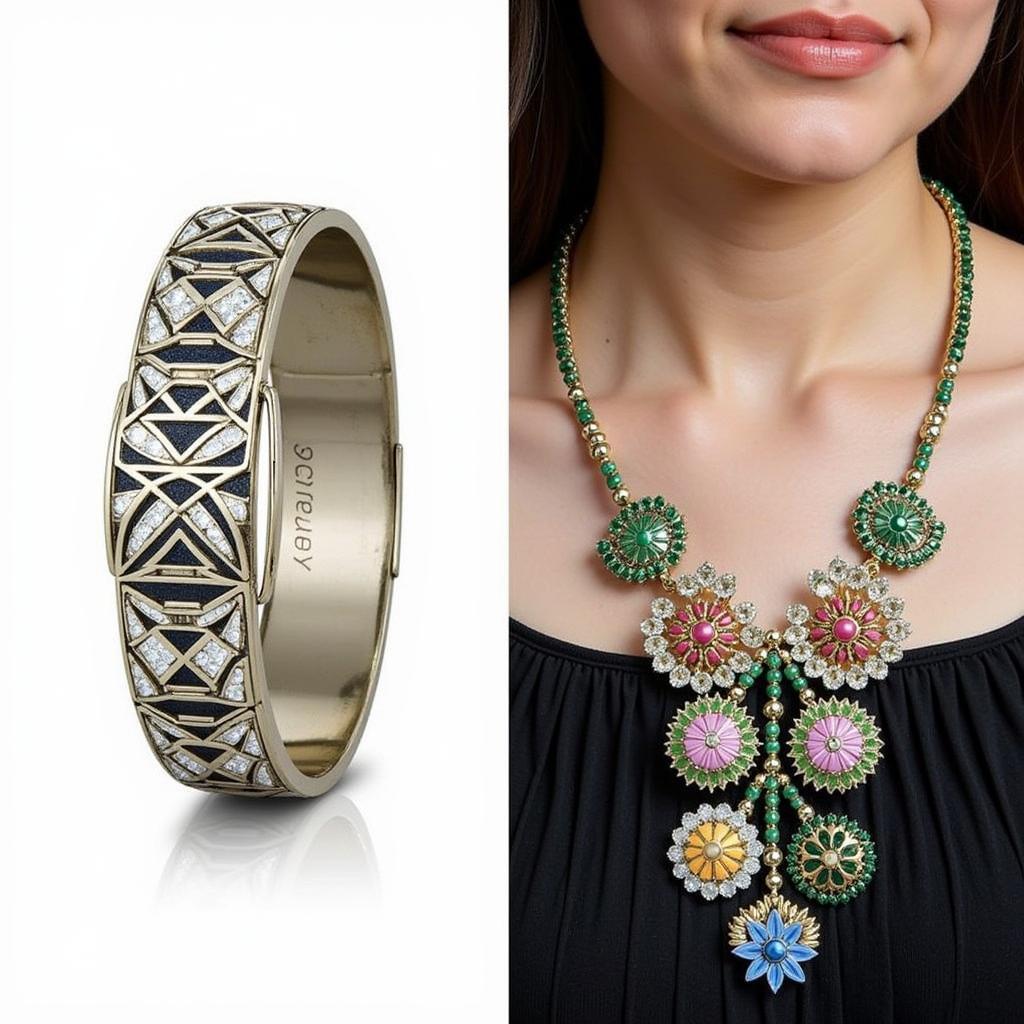 Comparing Art Deco and Art Nouveau Jewelry Styles