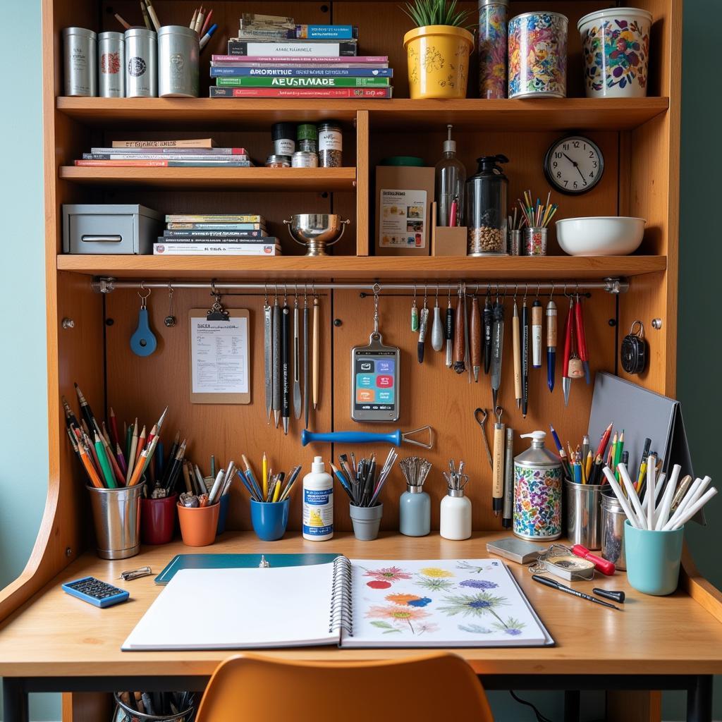 Organizing your art hutch workspace for maximum efficiency